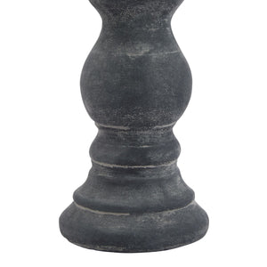 Amalfi Small Grey Column Candle Holder - Canwell Interiors Limited - Hills