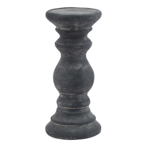 Amalfi Small Grey Column Candle Holder - Canwell Interiors Limited - Hills