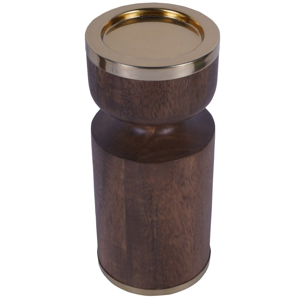 Amalfi Wooden Pillar Holder 23cm - XShowhome Limited - Libra
