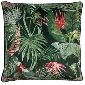 Amazon Creatures 50x50 Feather Filled Cushion Jade - Canwell Interiors Limited - Riva