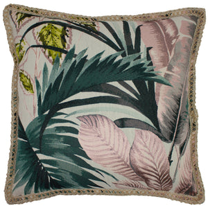 Amazonia 50x50 Feather Filled Cushion Pink - Canwell Interiors Limited - Riva