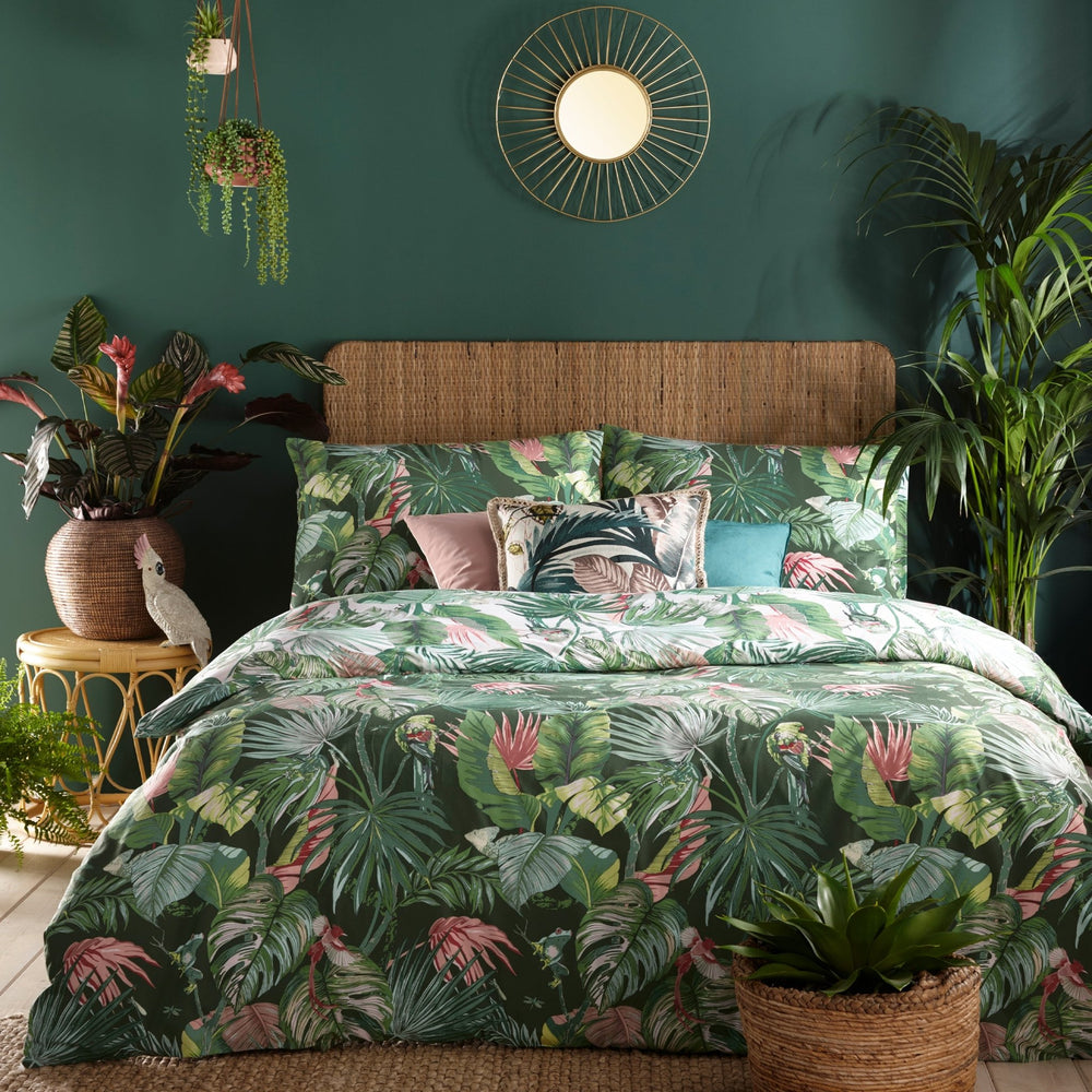 Amazonia Double Duvet Set Jade - Canwell Interiors Limited - Riva