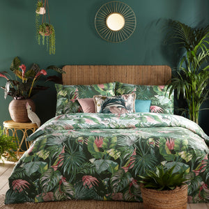 Amazonia Super King Duvet Set Jade - Canwell Interiors Limited - Riva