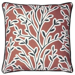 Annika 50x50 Feather Filled Cushion Brick - Canwell Interiors Limited - Riva