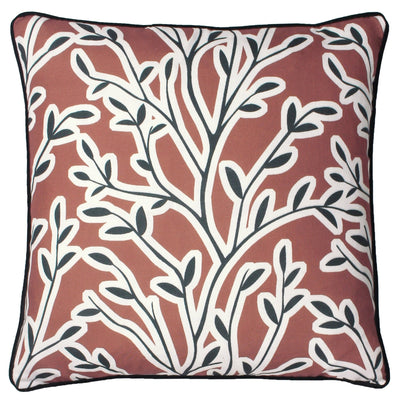 Annika 50x50 Feather Filled Cushion Brick - Canwell Interiors Limited - Riva