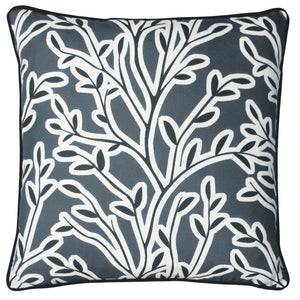 Annika 50x50 Feather Filled Cushion Slate Blue - Canwell Interiors Limited - Riva