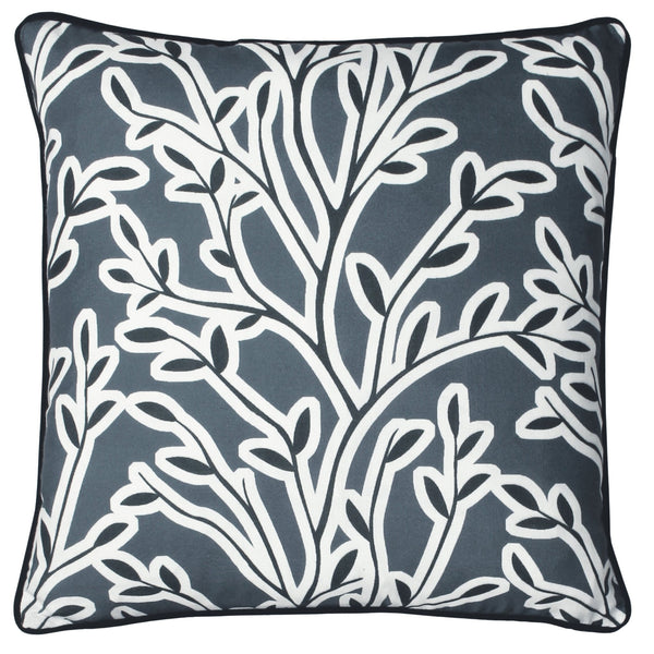 Annika 50x50 Feather Filled Cushion Slate Blue - Canwell Interiors Limited - Riva