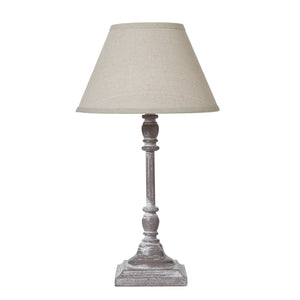 Antia Stem Table Lamp with Linen Shade - Canwell Interiors Limited - Hills