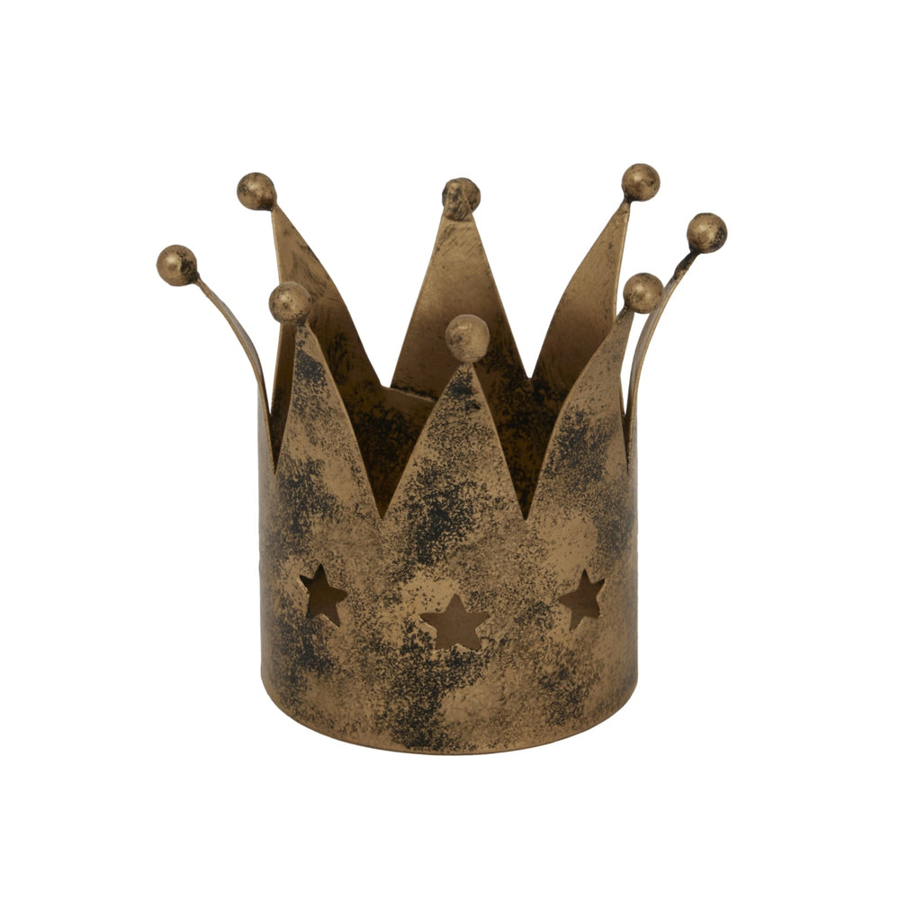 Antique Gold Crown Tealight Holder - XShowhome Limited - Hills