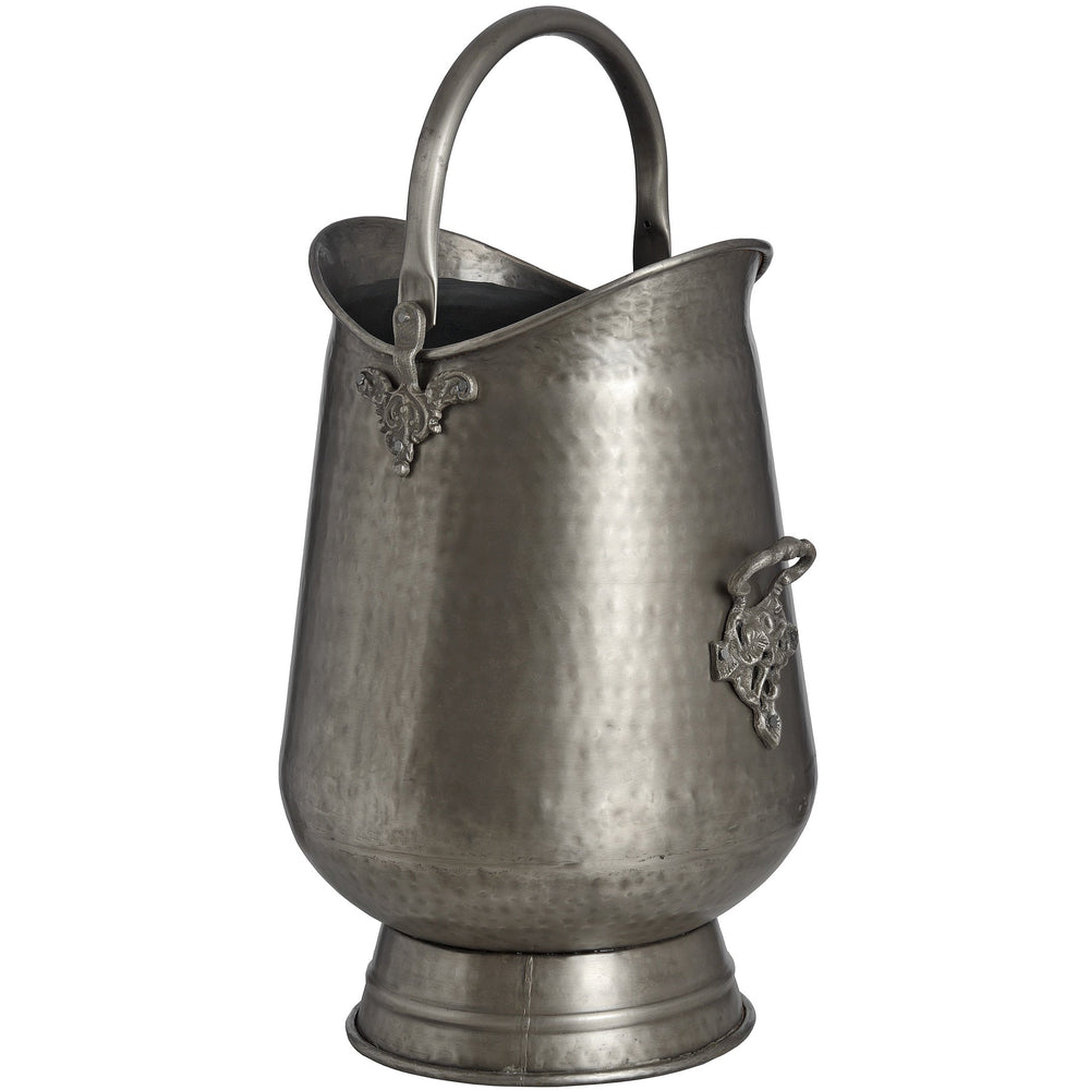 Antique Pewter Coal Bucket - Canwell Interiors Limited - Hills