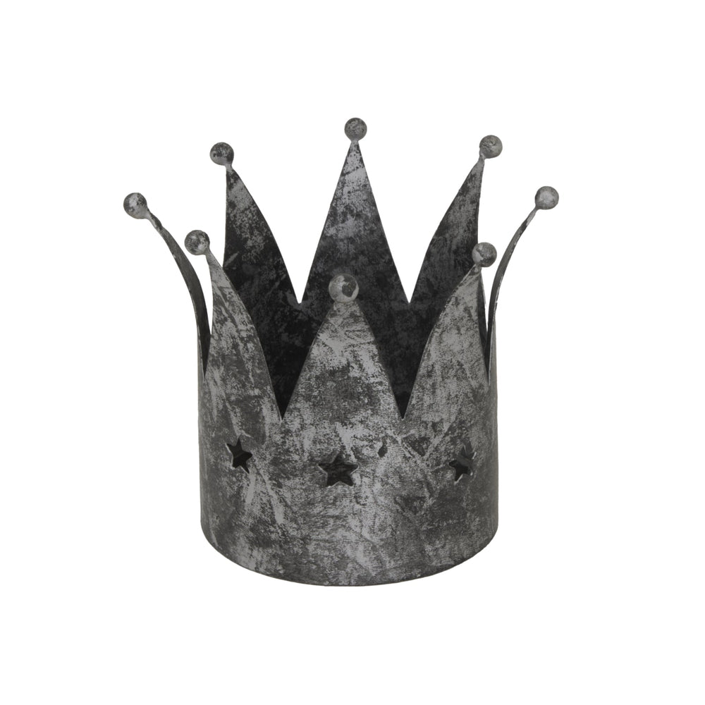 Antique Silver Crown Candle Holder - XShowhome Limited - Hills