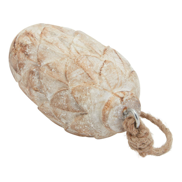Antique White Wash Pine Cone Bauble - Canwell Interiors Limited - Hills