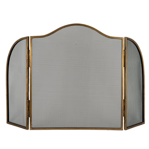 Antiqued Brass Fire Screen - Canwell Interiors Limited - Hills