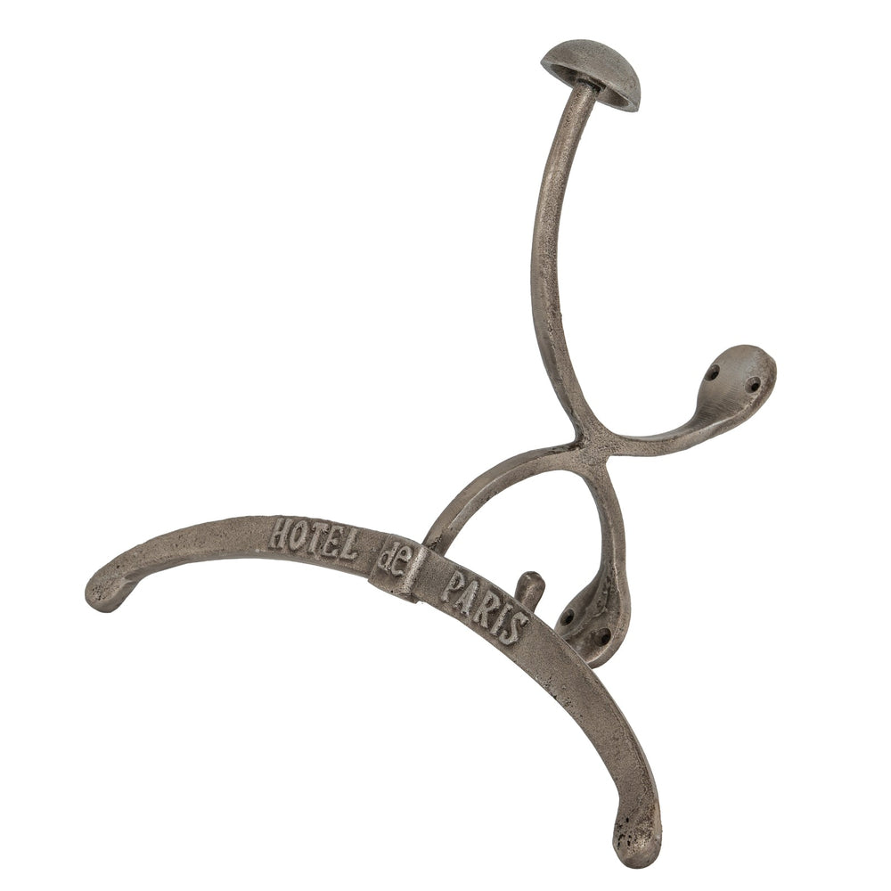 Antiqued Silver Coat Hanger With Hook - Canwell Interiors Limited - Hills