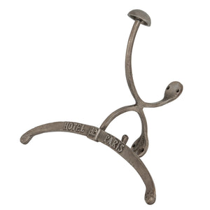 Antiqued Silver Coat Hanger With Hook - Canwell Interiors Limited - Hills