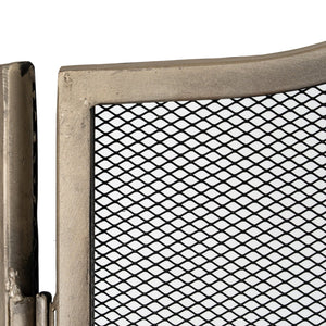 Antiqued Silver Fire Screen - Canwell Interiors Limited - Hills