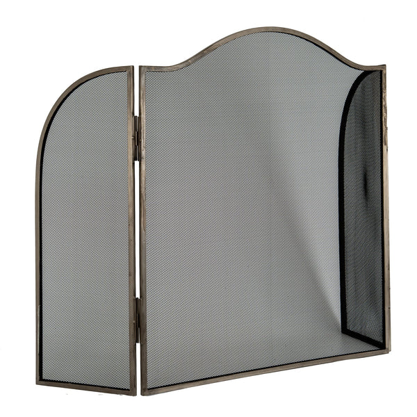Antiqued Silver Large Fire Screen - Canwell Interiors Limited - Hills