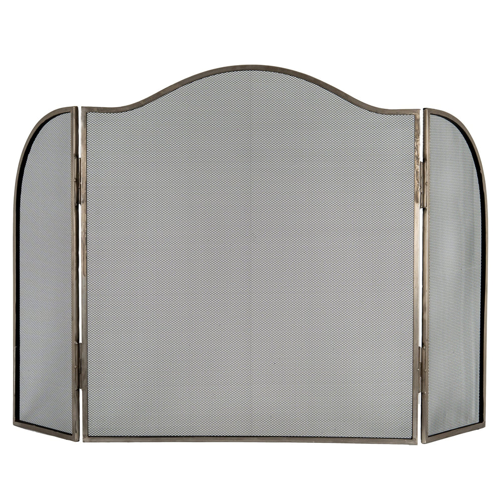 Antiqued Silver Large Fire Screen - Canwell Interiors Limited - Hills