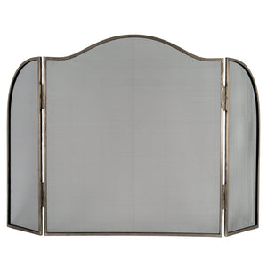Antiqued Silver Large Fire Screen - Canwell Interiors Limited - Hills