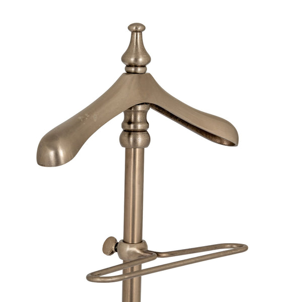 Antiqued Silver Valet Stand - Canwell Interiors Limited - Hills