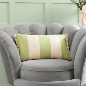 Araya 30x50 Feather Filled Cushion Green - Canwell Interiors Limited - Riva