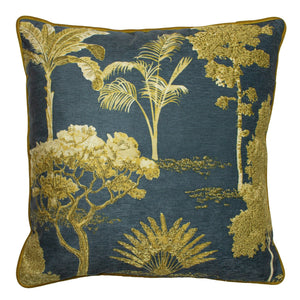 Arboretum 50x50 Feather Filled Cushion Blue - Canwell Interiors Limited - Riva