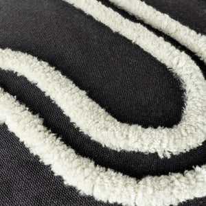 Archie 45x45 Feather Filled Cushion Mono - XShowhome Limited - Riva