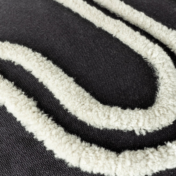Archie 45x45 Feather Filled Cushion Mono - XShowhome Limited - Riva