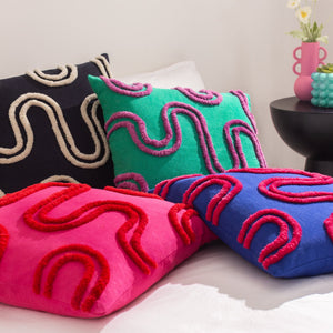 Archie 45x45 Feather Filled Cushion Mono - XShowhome Limited - Riva