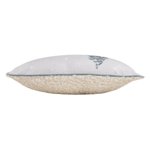 Arcticus Polar Bear 45x45 Feather Filled Cushion Blue - Canwell Interiors Limited - Riva