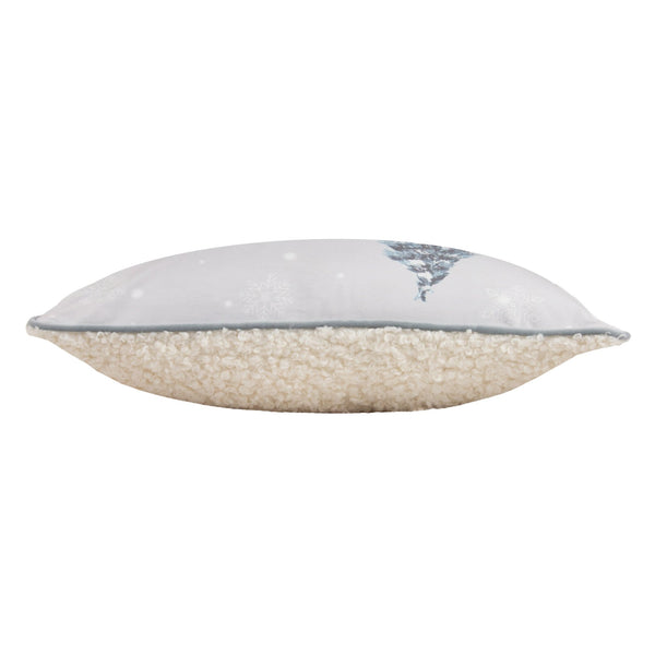 Arcticus Polar Bear 45x45 Feather Filled Cushion Blue - Canwell Interiors Limited - Riva