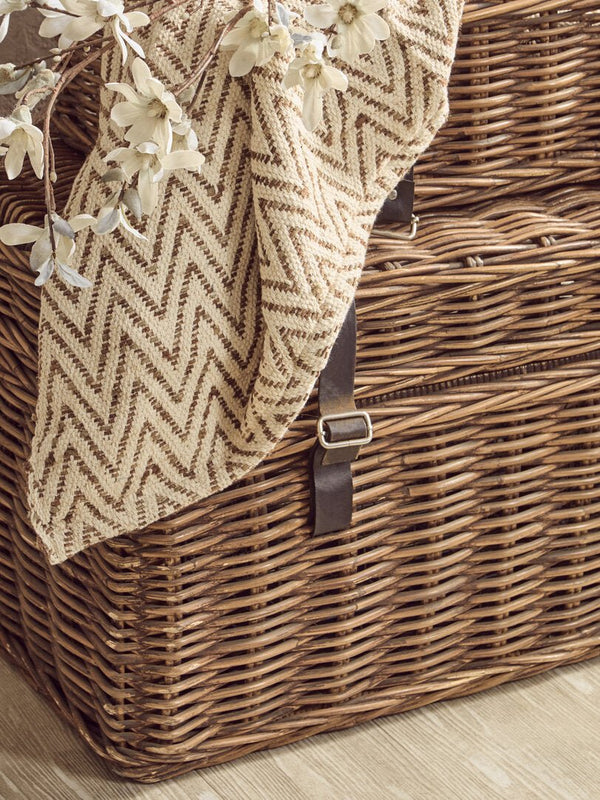 Argento Brown Rattan Storage Trunks - set of 2 - Canwell Interiors Limited - Xshowhome