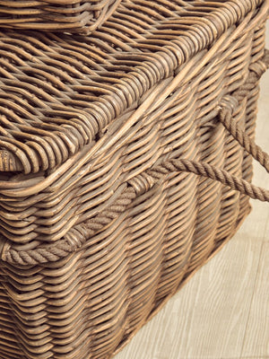 Argento Brown Rattan Storage Trunks - Set of 3 - Canwell Interiors Limited - Xshowhome