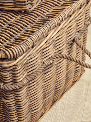 Argento Brown Rattan Storage Trunks -Set of 3 - XShowhome Limited - Xshowhome
