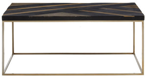 Aris Black And Gold Coffee Table - Canwell Interiors Limited - Xshowhome