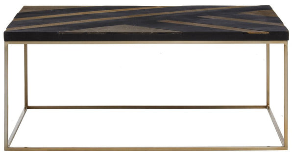 Aris Black And Gold Coffee Table - Canwell Interiors Limited - Xshowhome
