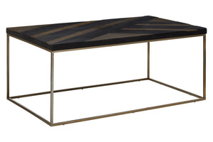 Aris Black And Gold Coffee Table - Canwell Interiors Limited - Xshowhome
