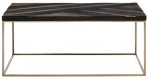 Aris Black And Gold Coffee Table - XShowhome Limited - Xshowhome