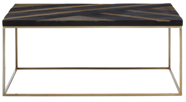 Aris Black And Gold Coffee Table - XShowhome Limited - Xshowhome