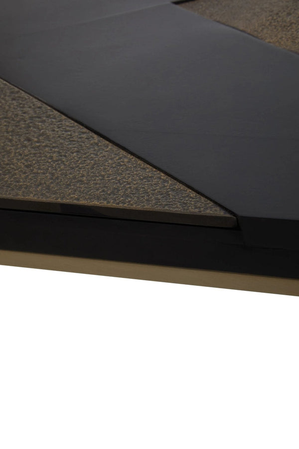 Aris Black And Gold Coffee Table - XShowhome Limited - Xshowhome