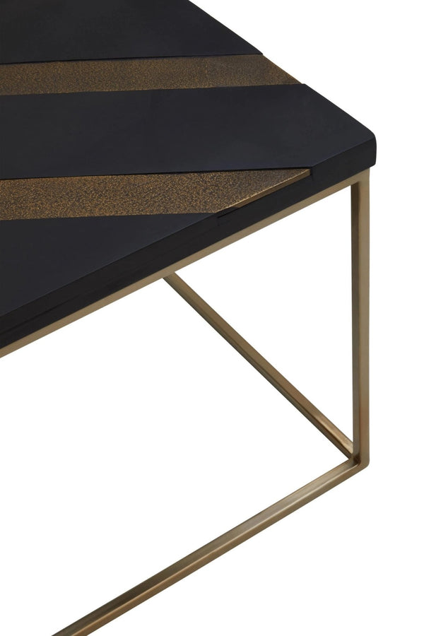 Aris Black And Gold Coffee Table - XShowhome Limited - Xshowhome
