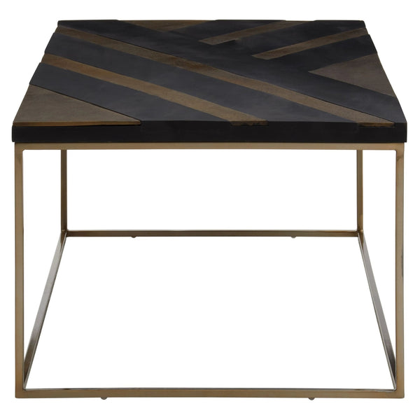 Aris Black And Gold Coffee Table - XShowhome Limited - Xshowhome