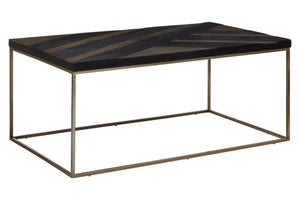 Aris Black And Gold Coffee Table - XShowhome Limited - Xshowhome