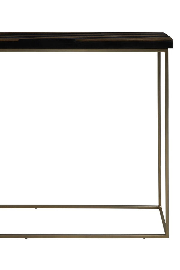 Aris Black And Gold Console Table - Canwell Interiors Limited - Xshowhome