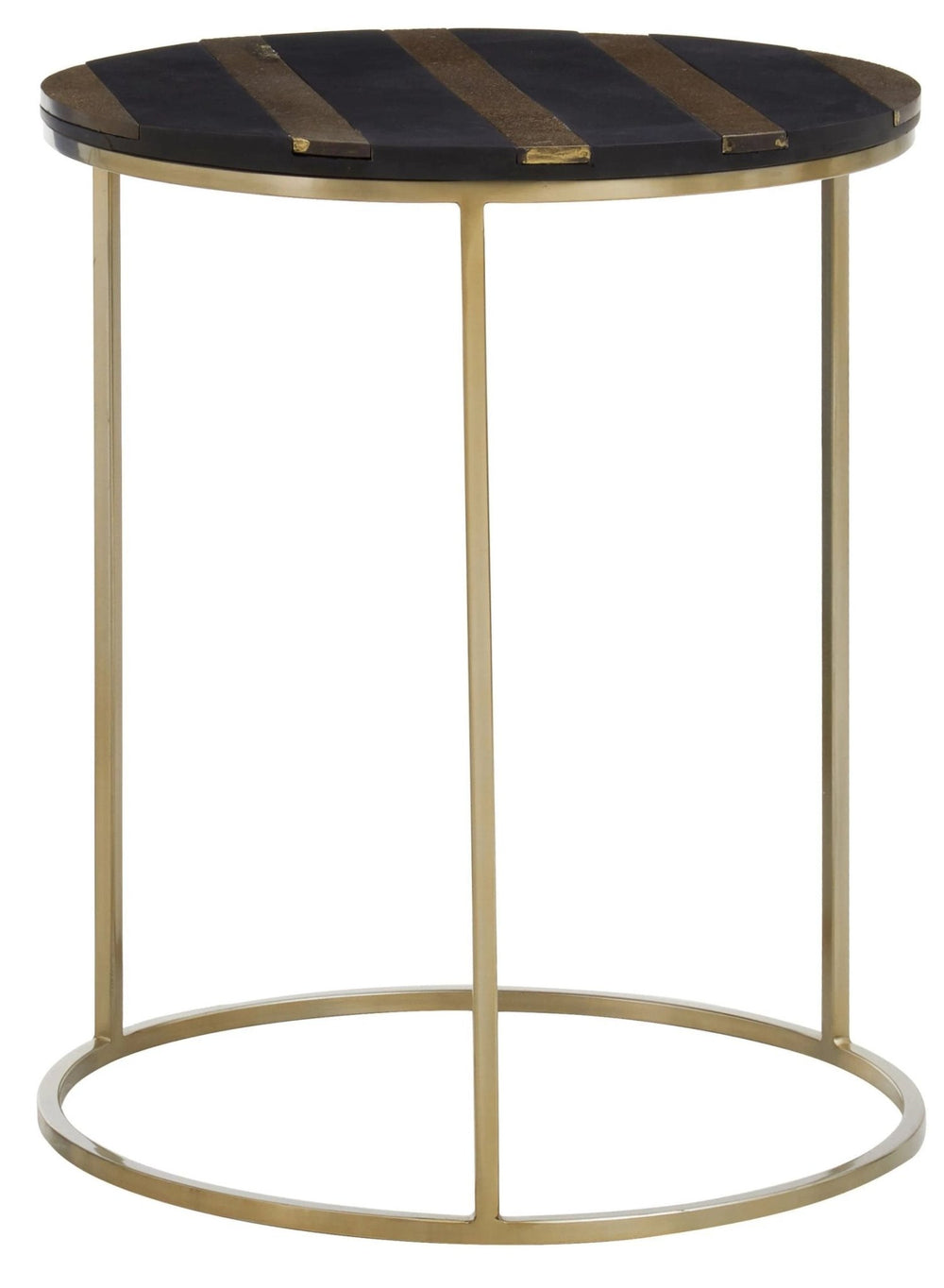 Aris Black And Gold Side Table - XShowhome Limited - Xshowhome