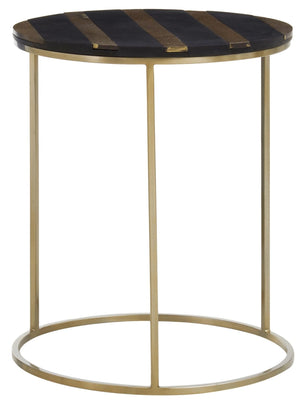 Aris Black And Gold Side Table - XShowhome Limited - Xshowhome