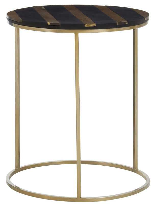 Aris Black And Gold Side Table - XShowhome Limited - Xshowhome