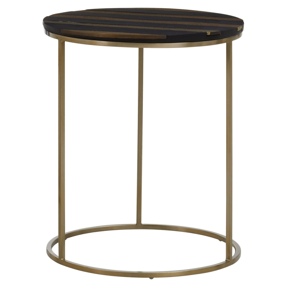 Aris Black And Gold Side Table - XShowhome Limited - Xshowhome