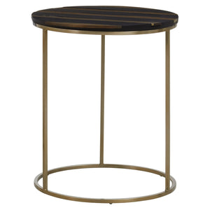 Aris Black And Gold Side Table - XShowhome Limited - Xshowhome