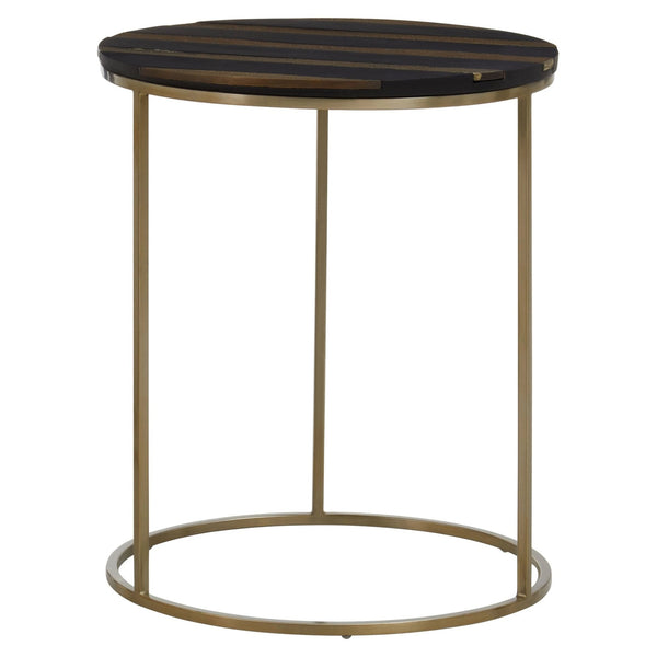 Aris Black And Gold Side Table - XShowhome Limited - Xshowhome